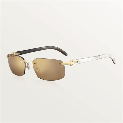 cartier sunglasses buffs|cartier white buffalo horn sunglasses.